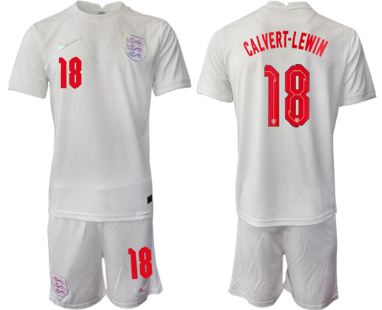 2022-2023 England 18 CALVEERT-LEWIN home jerseys Suit2