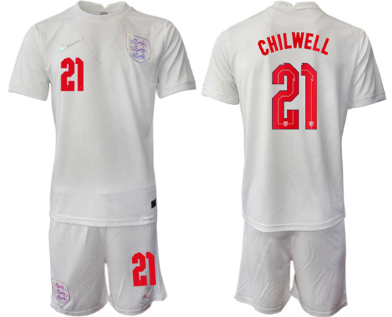 2022-2023 England 21 CHILWELL home jerseys Suit2