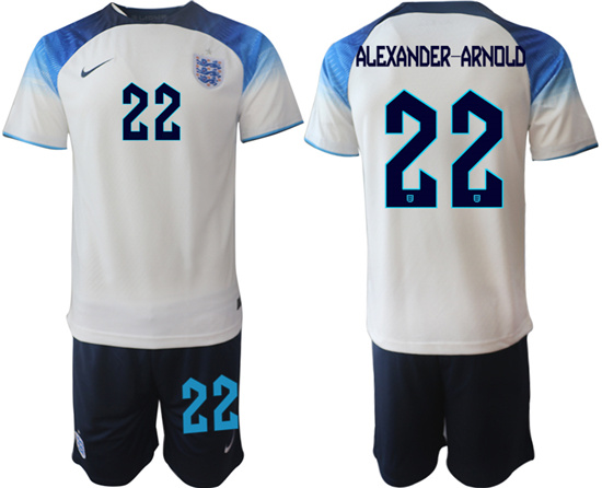 2022-2023 England 22 ALEXANDER-ARNOLD home jerseys Suit