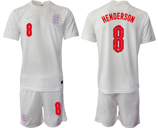 2022-2023 England 8 HENDERSON home jerseys Suit2