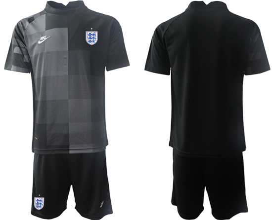 2022-2023 England Blank black goalkeeper jerseys Suit
