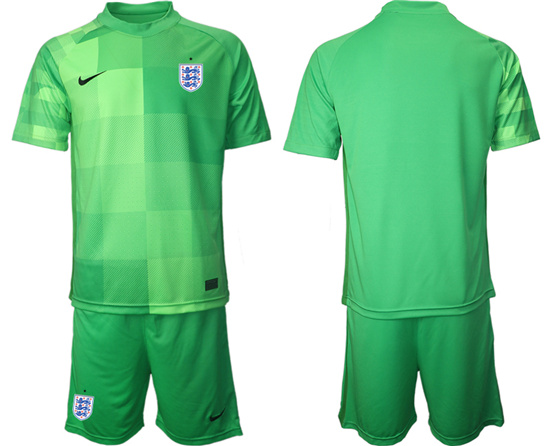 2022-2023 England Blank green goalkeeper jerseys Suit2