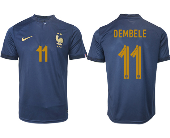 2022-2023 France 11 DEMBELE home aaa version jerseys
