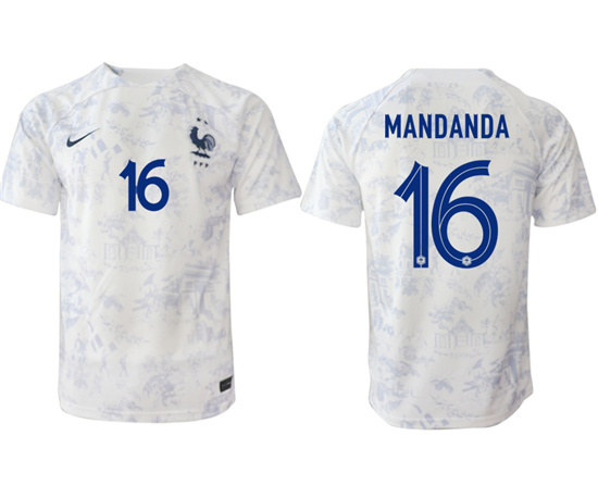 2022-2023 France 16 MANDANDA away aaa version jerseys