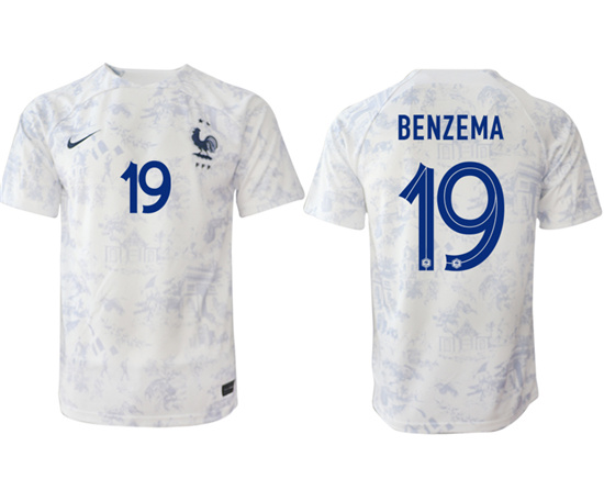 2022-2023 France 19 BENZEMA away aaa version jerseys
