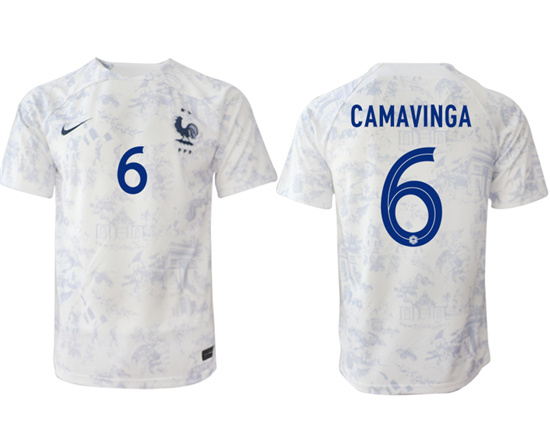 2022-2023 France 6 CAMAVINGA away aaa version jerseys