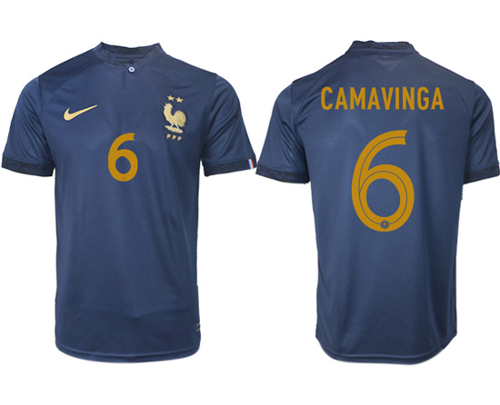 2022-2023 France 6 CAMAVINGA home aaa version jerseys