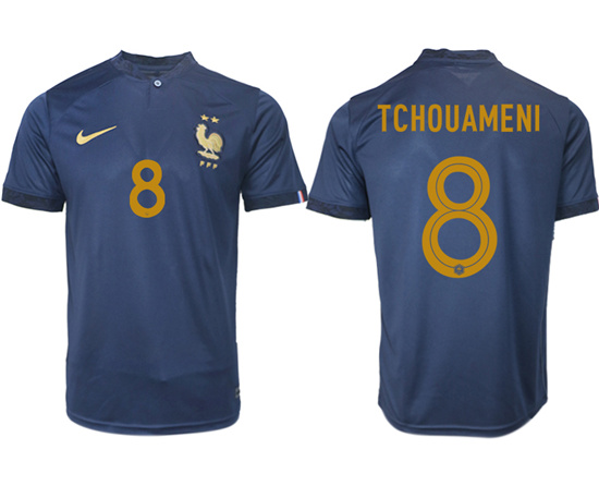 2022-2023 France 8 TCHOUAMENI home aaa version jerseys
