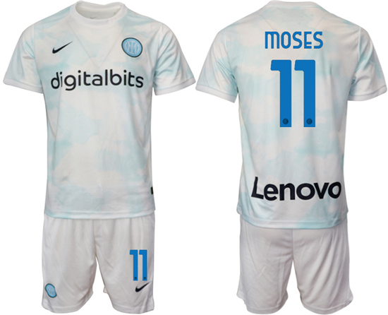 2022-2023 Inter Milan 11 MOSES away jerseys Suit