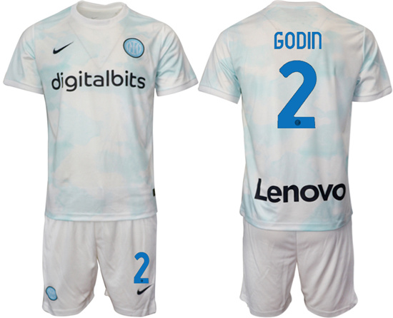 2022-2023 Inter Milan 2 GODIN away jerseys Suit