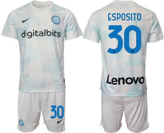 2022-2023 Inter Milan 30 ESPOSITO away jerseys Suit