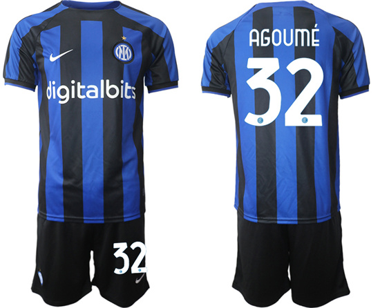 2022-2023 Inter Milan 32 AGOUME home jerseys Suit
