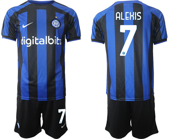 2022-2023 Inter Milan 7 ALEXIS home jerseys Suit