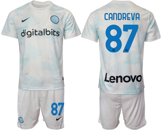 2022-2023 Inter Milan 87 CANOREVA away jerseys Suit