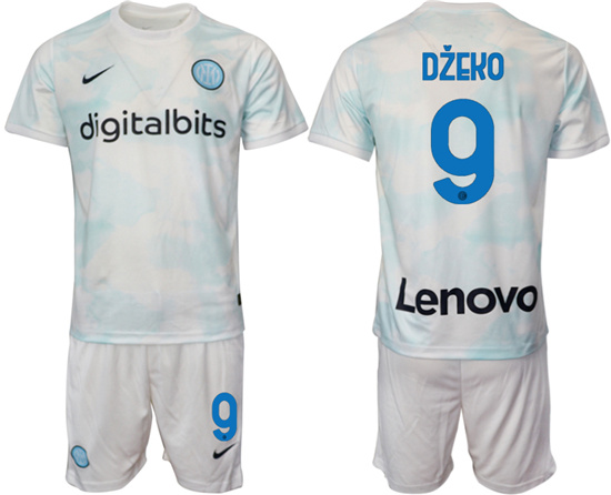 2022-2023 Inter Milan 9 DZEKO away jerseys Suit