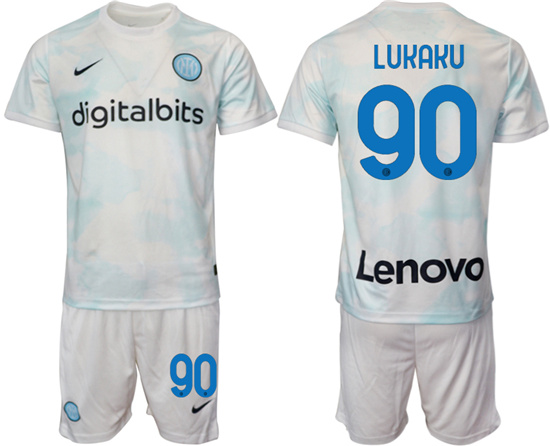2022-2023 Inter Milan 90 LUKAKU away jerseys Suit