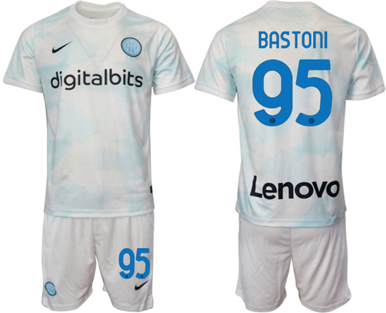 2022-2023 Inter Milan 95 BASTONI away jerseys Suit