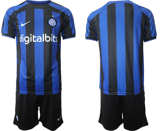 2022-2023 Inter Milan Blank home jerseys Suit
