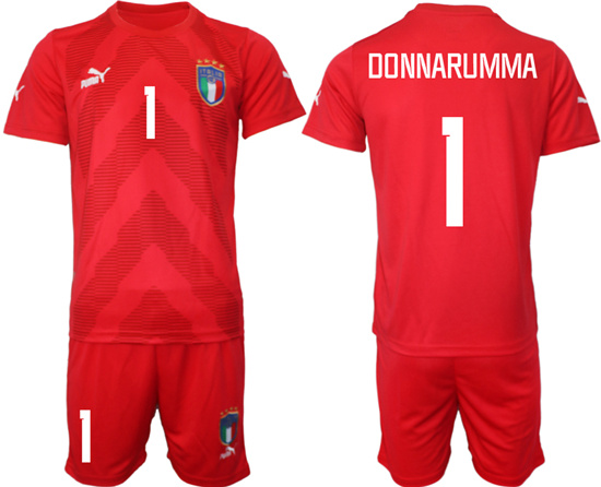 2022-2023 Italy 1 DONNARUMMA red goalkeeper jerseys Suit