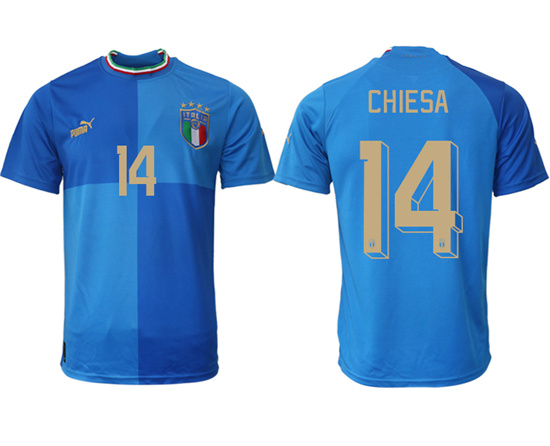 2022-2023 Italy 14 CHIESA home aaa version jerseys