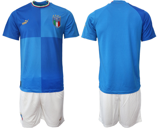 2022-2023 Italy Blank home jerseys Suit