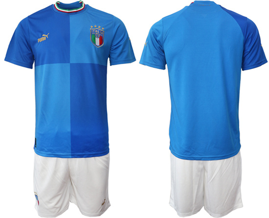 2022-2023 Italy Blank home jerseys Suit