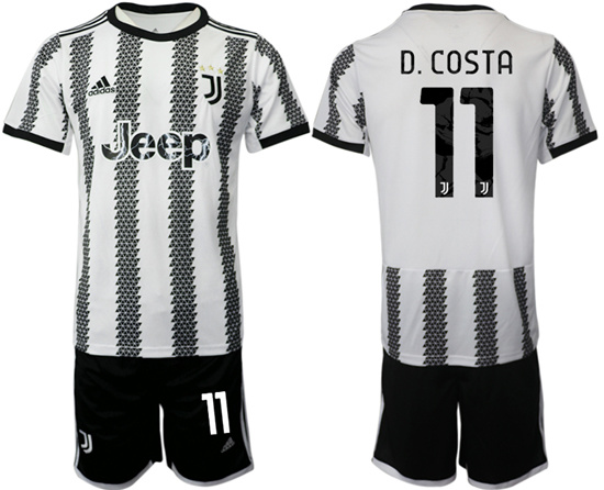 2022-2023 Juventus FC 11 D.COSTA home jerseys Suit