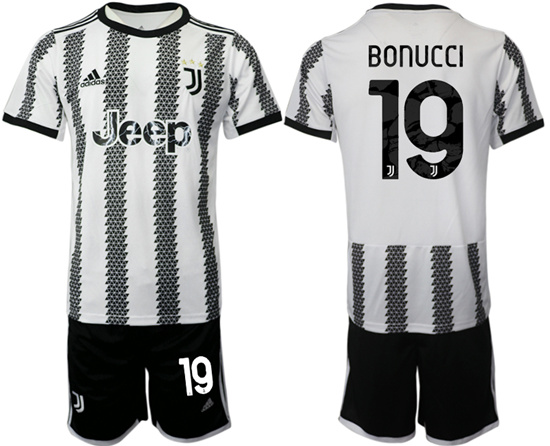 2022-2023 Juventus FC 19 BONUCCI home jerseys Suit