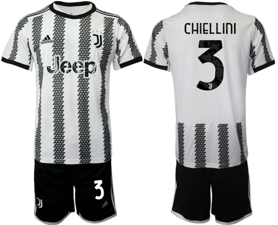 2022-2023 Juventus FC 3 CHIELLINI home jerseys Suit