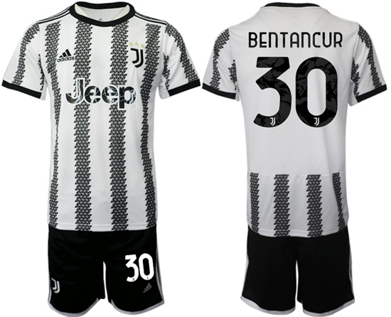 2022-2023 Juventus FC 30 BENTANCUR home jerseys Suit