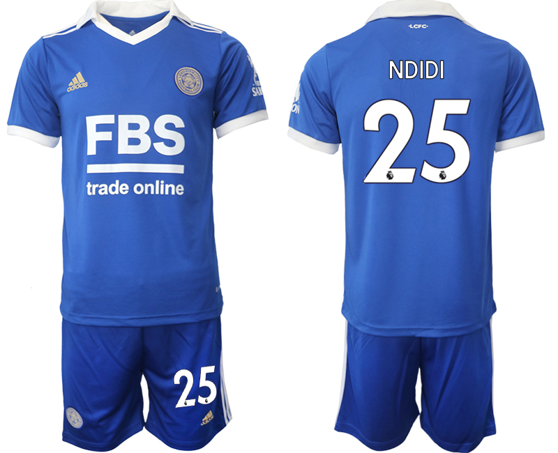 2022-2023 Leicester City 25 NDIDI home jerseys Suit