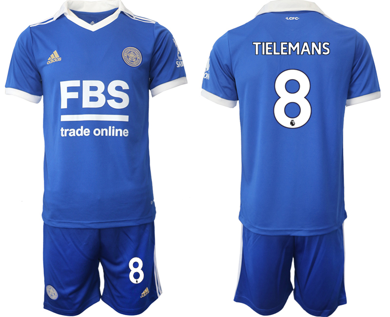 2022-2023 Leicester City 8 TIELEMANS home jerseys Suit