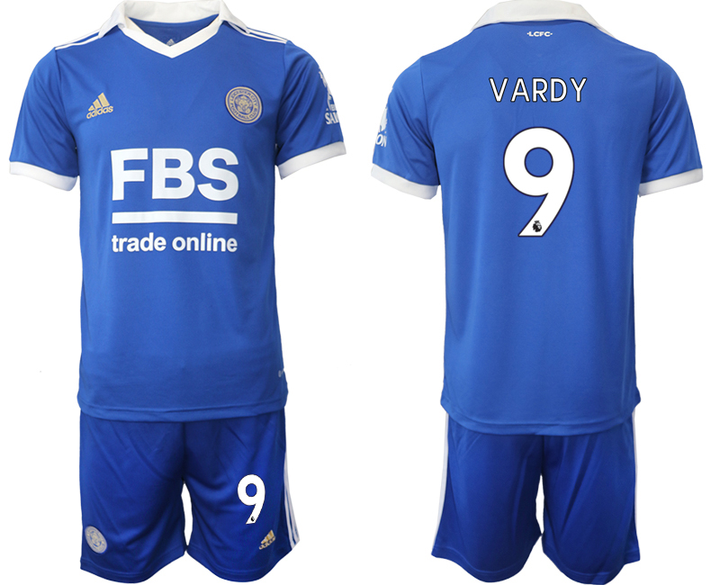 2022-2023 Leicester City 9 VARDY home jerseys Suit