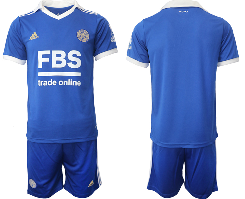 2022-2023 Leicester City Blank home jerseys Suit