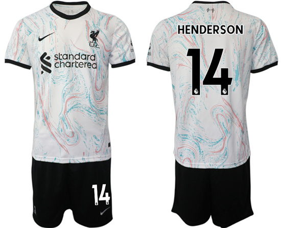 2022-2023 Liverpool 14 HENDERSON away jerseys Suit