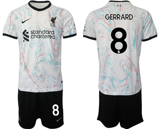 2022-2023 Liverpool 8 GERRARD away jerseys Suit