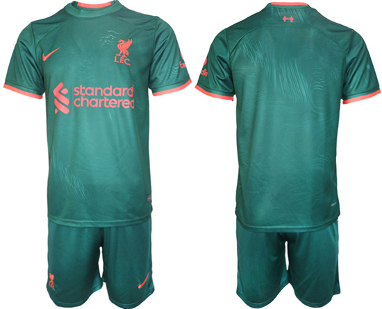2022-2023 Liverpool Blank Secend away jerseys Suit