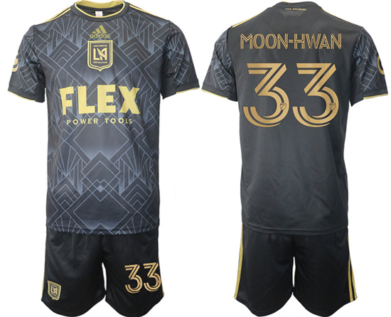 2022-2023 Los Angeles FC 33 MOON-HWAN home jerseys Suit