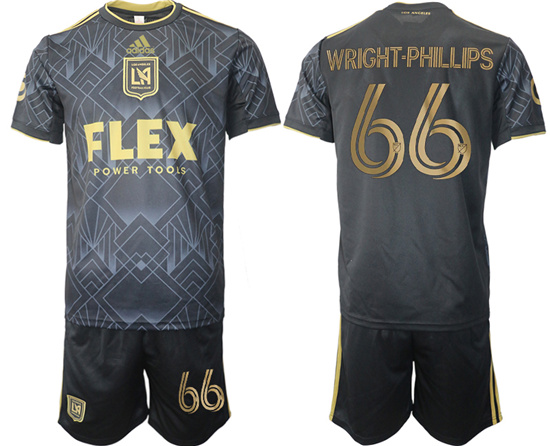 2022-2023 Los Angeles FC 66 WRIGHT-PHILLIPS home jerseys Suit