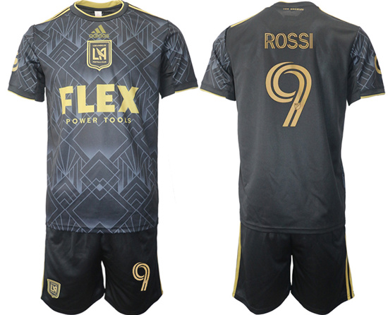 2022-2023 Los Angeles FC 9 ROSSI home jerseys Suit