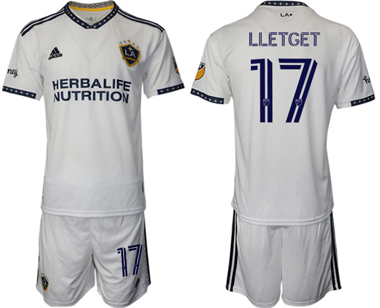 2022-2023 Los Angeles Galaxy 17 LLETGET home jerseys Suit