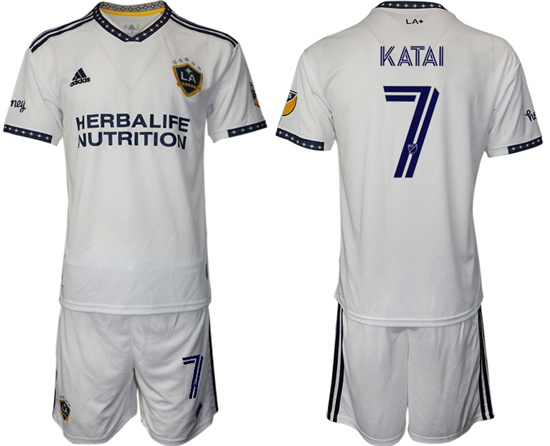 2022-2023 Los Angeles Galaxy 7 KATAI home jerseys Suit