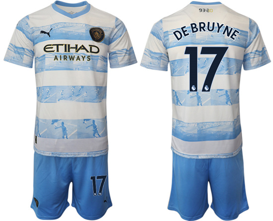 2022-2023 Manchester City 17 DE BRUYNE training jerseys Suit