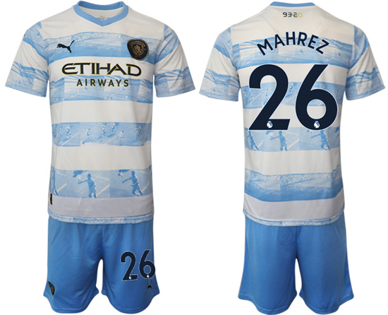 2022-2023 Manchester City 26 MAHREZ training jerseys Suit