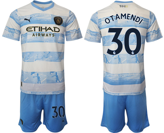 2022-2023 Manchester City 30 OTAMENDI training jerseys Suit