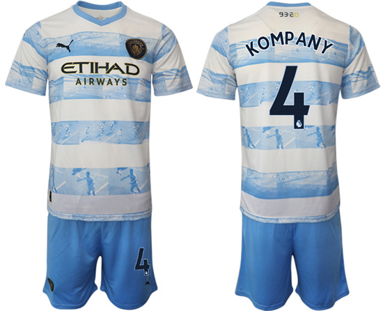 2022-2023 Manchester City 4 KOMPANY training jerseys Suit