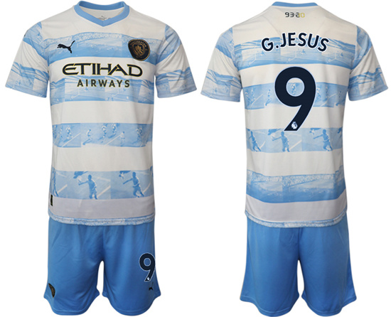 2022-2023 Manchester City 9 G.JESUS training jerseys Suit