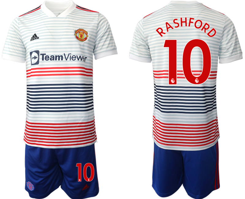 2022-2023 Manchester United 10 RASHFORD away Jerseys suit