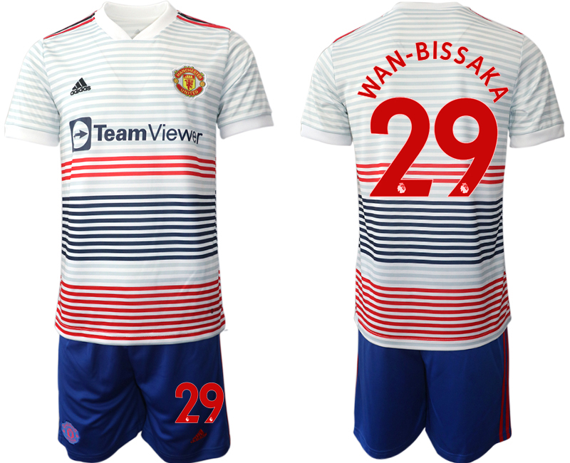 2022-2023 Manchester United 29 WAN-BISSAKA away Jerseys suit