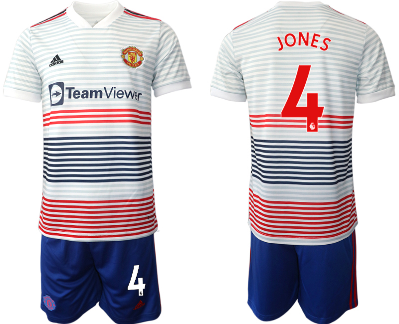 2022-2023 Manchester United 4 JONES away Jerseys suit